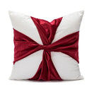 Embroidered red snowman cartoon christmas pillow covers living room by Decorbites