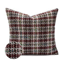 Embroidered red snowman cartoon christmas pillow covers living room by Decorbites