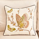 Embroidered tree cushion cover set for living room sofa by Decorbites