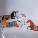 GobekUsa Galloping Horse 1000TC Egyptian Cotton Bedding Set: Duvet, Sheet, Pillowcases - Soft & Comfy