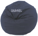 Bag Chair Kid size Comfy Bean - Cotton Fabric - Eco Fill
