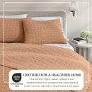 100% Cotton Honeycomb Waffle Garment Washed Quilt Set - Genevieve Collection by Great Bay Home
