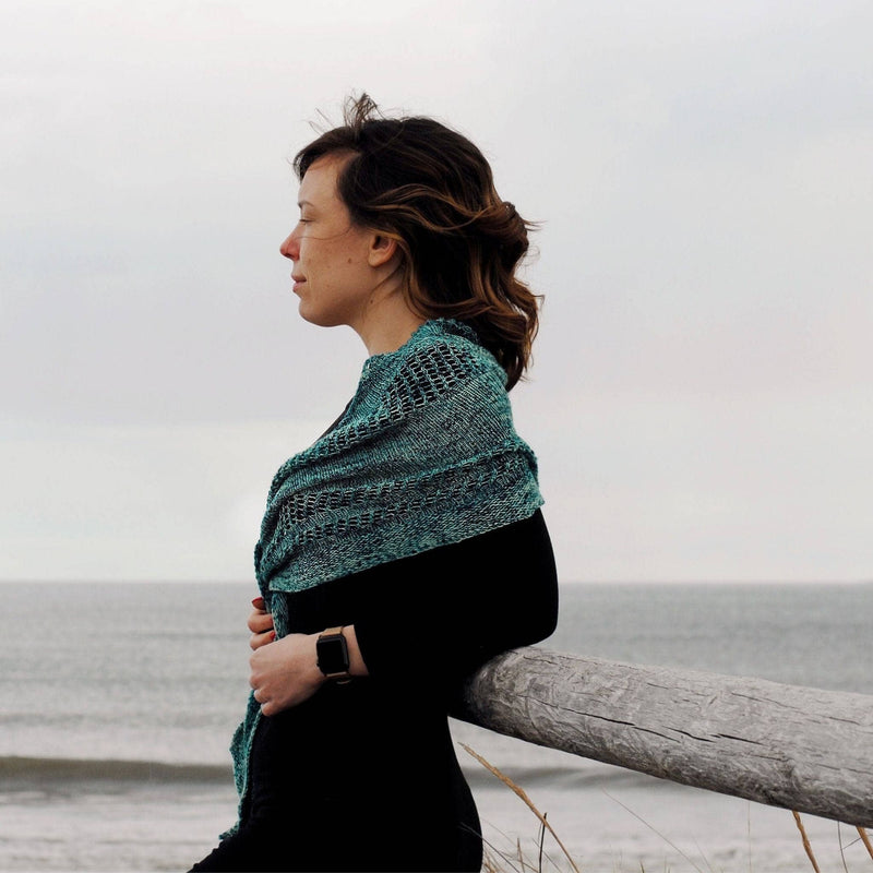 Emerald Bay Shawl Knit Pattern