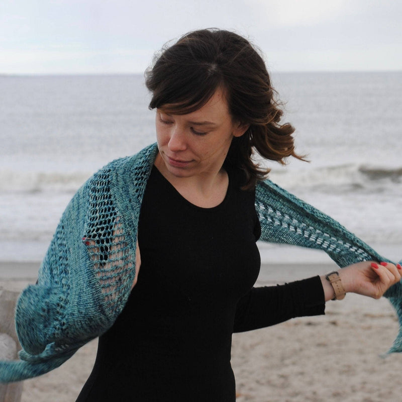 Emerald Bay Shawl Knit Pattern