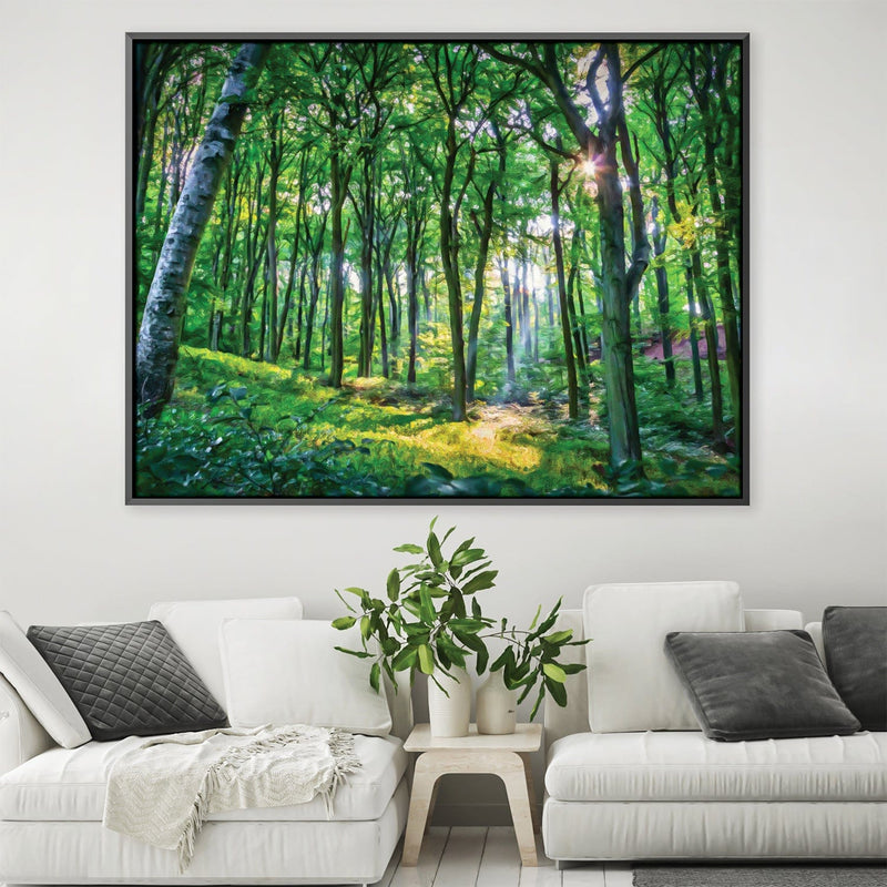 Emerald Forest Canvas