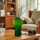 GobekUsa Cactus Frosted Glass Vase Table Decoration Artificial Flower Arrangement