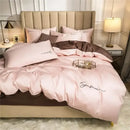 GobekUsa Egyptian Cotton Bedding Set with Sheet Pillowcase Blanket Cover - Queen King Size