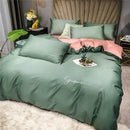 GobekUsa Egyptian Cotton Bedding Set with Sheet Pillowcase Blanket Cover - Queen King Size