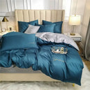 GobekUsa Egyptian Cotton Bedding Set with Sheet Pillowcase Blanket Cover - Queen King Size