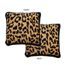 GobekUsa Birds Floral Print Cushion Cover with Tassels 50x50cm