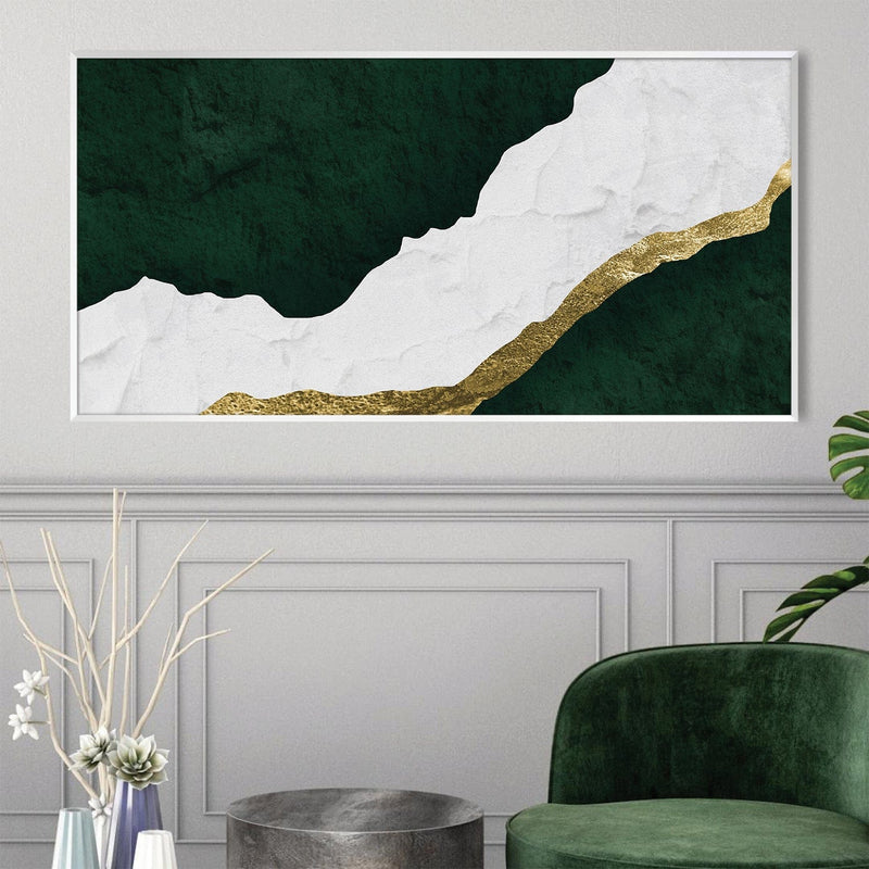 Emerald Layer Canvas