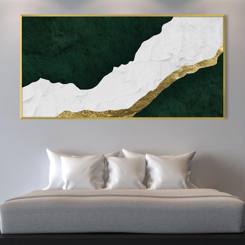 Emerald Layer Canvas