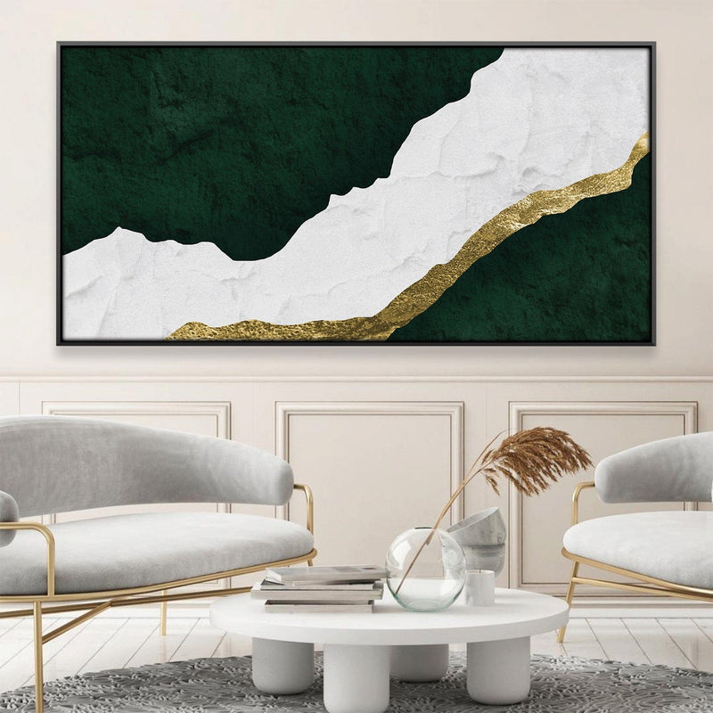 Emerald Layer Canvas