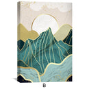 Emerald Mountains Canvas