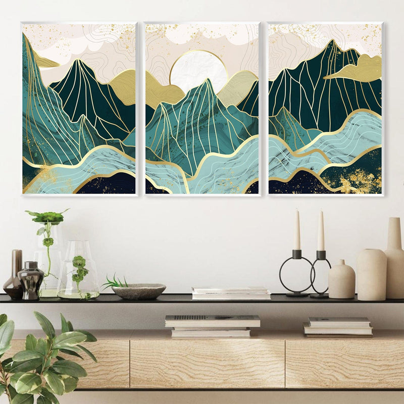 Emerald Mountains Canvas