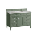 James Martin Brittany 48" Single Bathroom Vanity, Smokey Celadon
