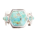 Emile Blue Turquoise and Sterling Silver Ring