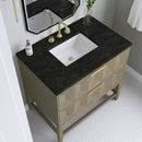 James Martin Emmeline 36" Single Bathroom Vanity, Pebble Oak