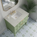 James Martin Emmeline 36" Single Bathroom Vanity, Pistachio