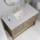 James Martin Emmeline 48" Single Bathroom Vanity, Pebble Oak