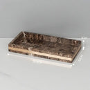 GobekUsa Emperador Dark Marble Bathroom Set: Toothbrush Holder, Soap Dispenser, Luxury Accessories