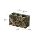 GobekUsa Emperador Dark Marble Bathroom Set with Luxury Accessories