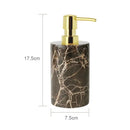 GobekUsa Emperador Dark Marble Bathroom Set with Luxury Accessories