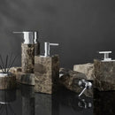 GobekUsa Emperador Dark Marble Bathroom Set with Luxury Accessories
