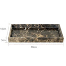 GobekUsa Emperador Dark Marble Bathroom Set with Luxury Accessories