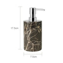 GobekUsa Emperador Dark Marble Bathroom Set with Luxury Accessories