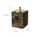 GobekUsa Emperador Dark Marble Bathroom Set with Luxury Accessories