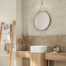 Emperador Light Polished Marble Tiles 12x12