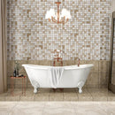Emperador Light Polished Marble Tiles 12x12