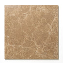 Emperador Light Polished Marble Tiles 12x12