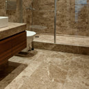 Emperador Light Polished Marble Tiles 18x18