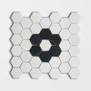 Empiezo Polished Hexagon Marble Mosaics 12x12