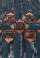 Empress Modern Geometrical Style Gray Hand Tufted 5x8 Wool Rug