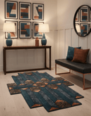 Empress Modern Geometrical Style Gray Hand Tufted 5x8 Wool Rug