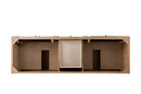 James Martin Bristol 72" Double Bathroom Vanity, Whitewashed Walnut