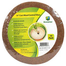 14 Inches Weed Control Discs Coco Tree Rings - 10 Pack by EnvelorHome