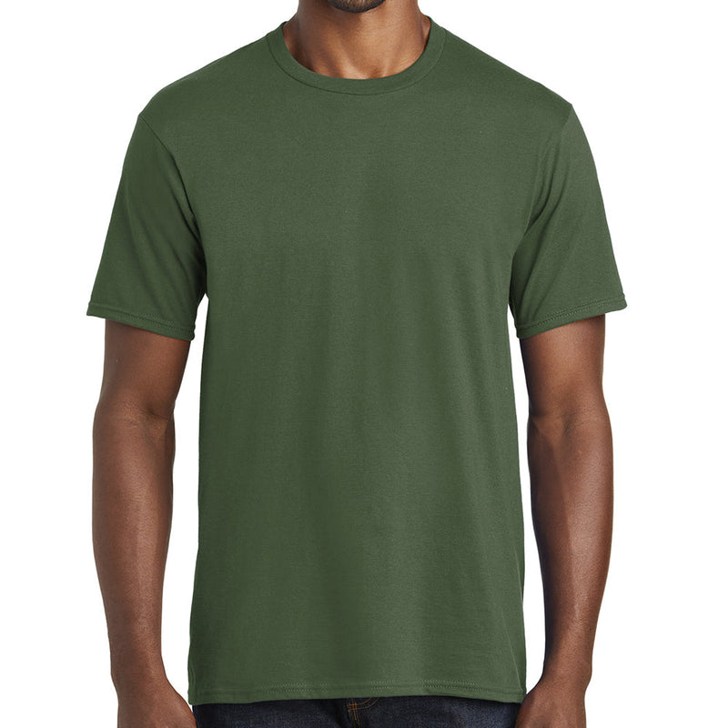 Men's Big Size Port & Company Fan Favorite Crew Neck Tee Shirt