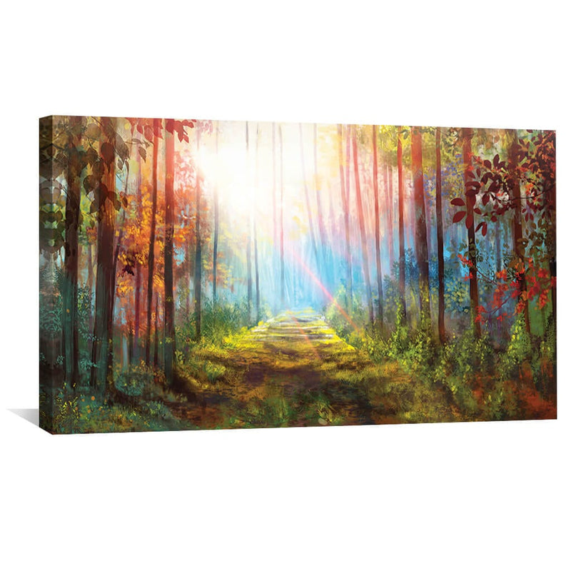 Enchanted Pathway Canvas