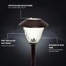 Energizer 10 Pack Solar LED Pathway Lights Outdoor-Stainless Steel