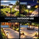 Energizer 10 Pack Solar LED Pathway Lights Outdoor-Stainless Steel