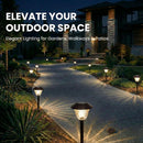 Energizer 10 Pack Solar LED Pathway Lights Outdoor-Stainless Steel