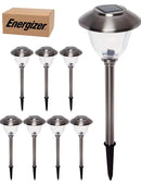 Energizer 10 Pack Solar Pathway LED Lights Outdoor-15 Lumen