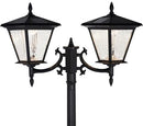 Energizer 2 Heads Solar Post Lamp With Planter