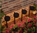 Energizer 20 Lumen Set of 4 Down light Aluminum Solar Pathway Lights