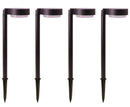 Energizer 20 Lumen Set of 4 Down light Aluminum Solar Pathway Lights