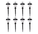 Energizer 8 Pack 3-in-1 Solar Pathway Lights with 360-degree 15 Lumen